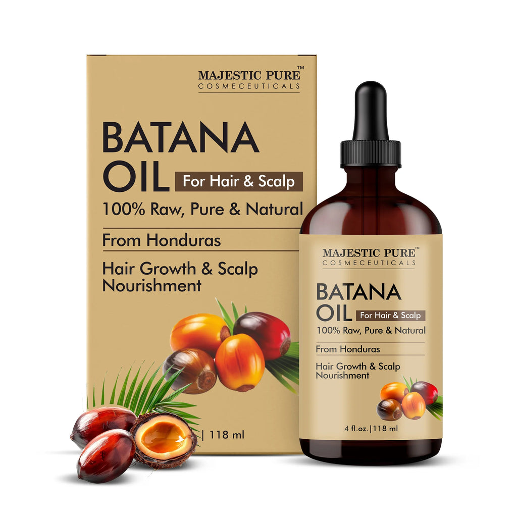 Kit 3 X Huile Capillaire Botanix Batana Oil 50 Ml - Naturelle Pour La Pousse Des Cheveux - Biologique