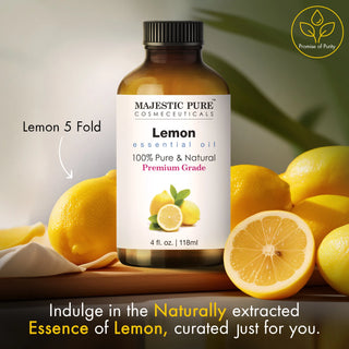 Lemon Essential Oil | 100% Pure and Natural | 4 fl oz