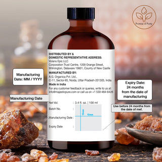 Frankincense Essential Oil | 100% Pure and Natural | 3.4 fl oz