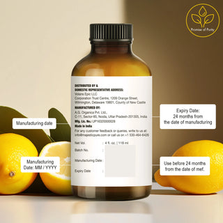 Lemon Essential Oil | 100% Pure and Natural | 4 fl oz