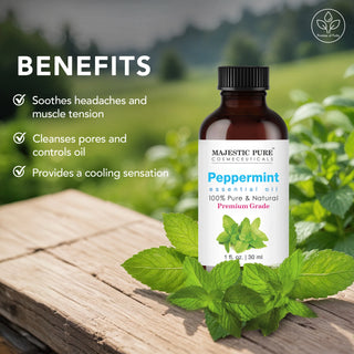 Peppermint Essential Oil | 100% Pure and Natural | 1 fl oz