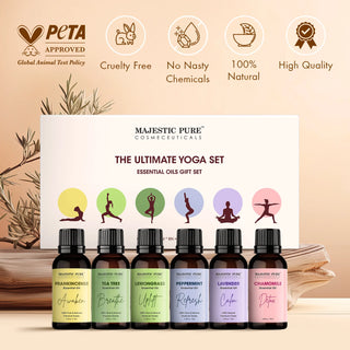 Yoga Essential Oil Gift Set | Pack of 6 - 3 fl oz each