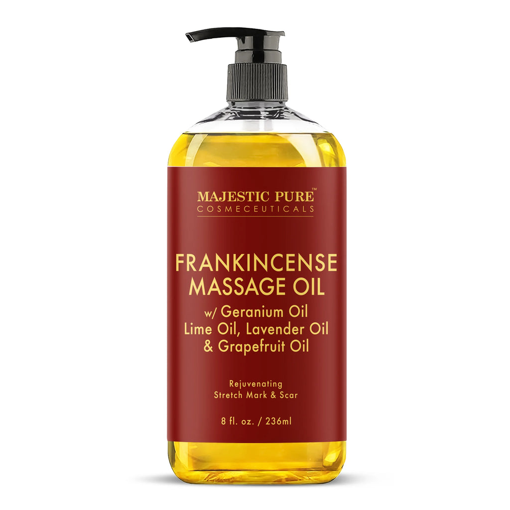 Frankincense Massage Oil with Lavender Oil | 8 fl oz – Majestic