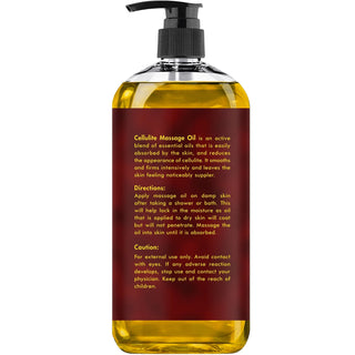 Vegan Collagen Cellulite Massage Oil with Eucalyptus Oil | 8 fl oz