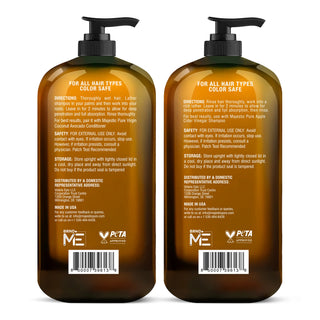 Apple Cider Vinegar Shampoo & Coconut Avocado Conditioner Set | 16 fl oz each