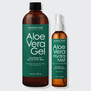 Aloe Vera Gel & Mist Super Combo - Majestic Pure Cosmeceuticals
