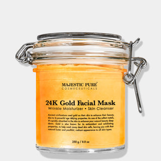 24K gold facial mask ( wrinkle moisturizer and a skin cleanser)