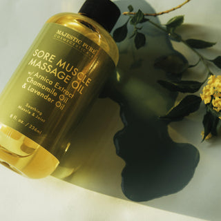 Set of 2 Sore Muscle Massage Oils for Joints and Muscles - Majestic Pure Cosmeceuticals