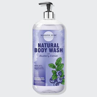 NATURAL BODY WASH W/ BLUEBERRY EXTRACT