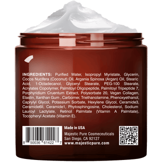 Whipped Argan Oil Hydrating Face Cream (8 oz) Ingredients
