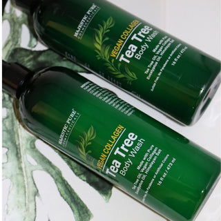 Vegan Collagen Tea Tree Body Wash | 16 fl oz - Pack of 2