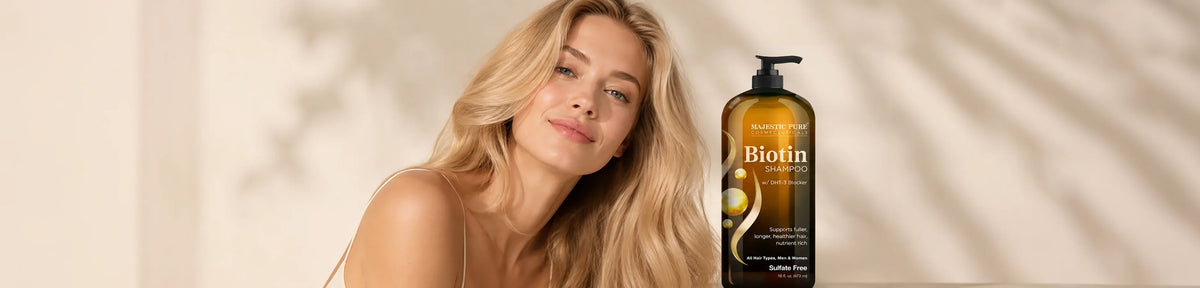 Biotin Shampoo: How It Works & Who Should Use It | Majestic Pure