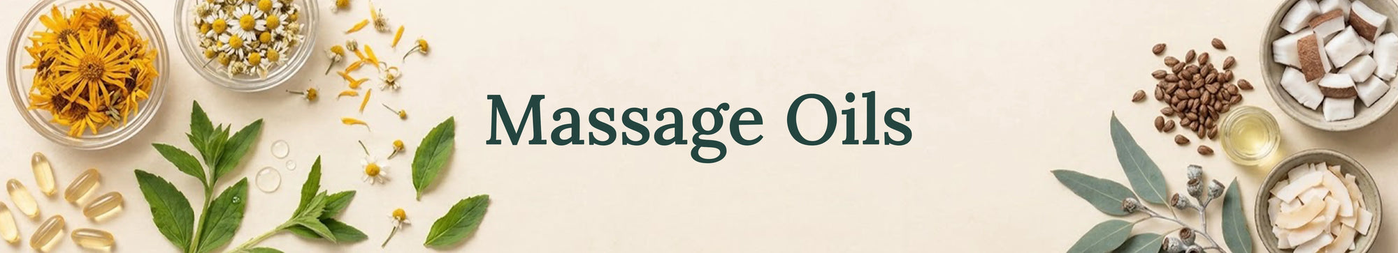 Premium Massage Oils for Relaxation, Pain Relief & Skincare