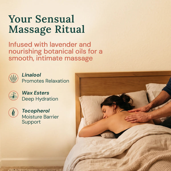 
  
    Sensual Massage Oil with Lavender Oil and Vitamin E | 8 fl oz
  
