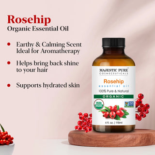 Rosehip Carrier Oil | 100% Pure and Natural | 4 fl oz