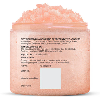 Himalayan Salt Scrub w/ Lychee Oil Complex and Sweet Almond Oil - 10 oz