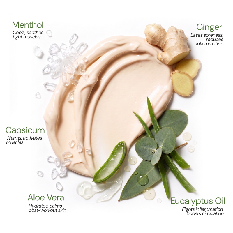 
  
    Hot Cream with Eucalyptus Oil and Menthol | 9 fl oz
  
