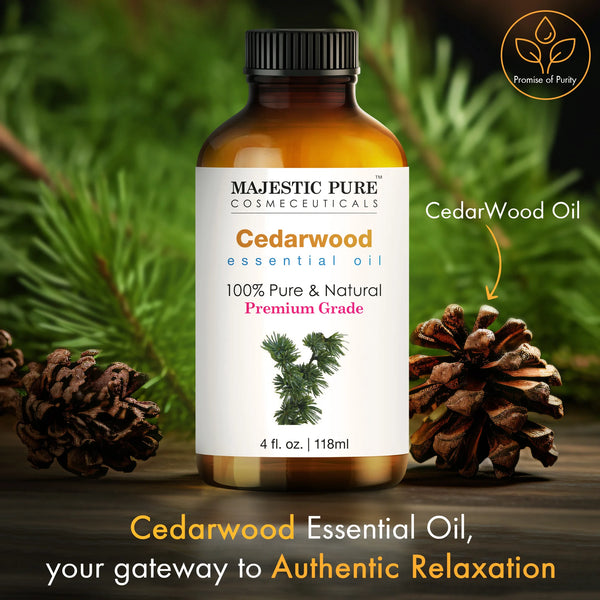 
  
    Cedarwood Essential Oil | 100% Pure and Natural | 4 fl oz
  
