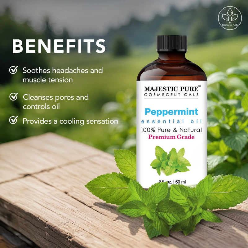 
  
    Peppermint Essential Oil | 100% Pure and Natural |  2 fl oz
  
