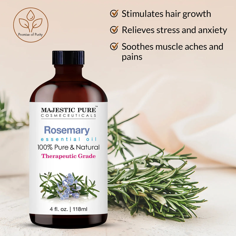 
  
    Rosemary Essential Oil | 100% Pure and Natural | 4 fl oz
  
