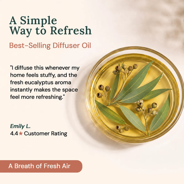
  
    Eucalyptus Essential Oil | 100% Pure and Natural | 4 fl oz
  
