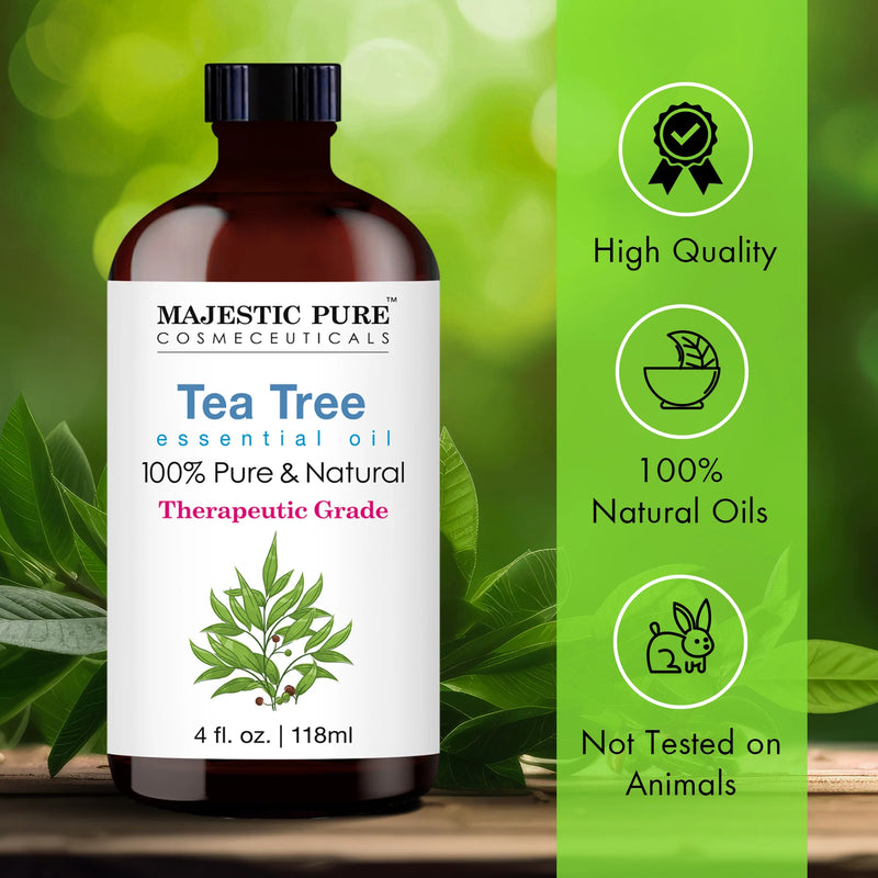 
  
    Tea Tree Essential Oil | 100% Pure and Natural | 4 fl oz
  
