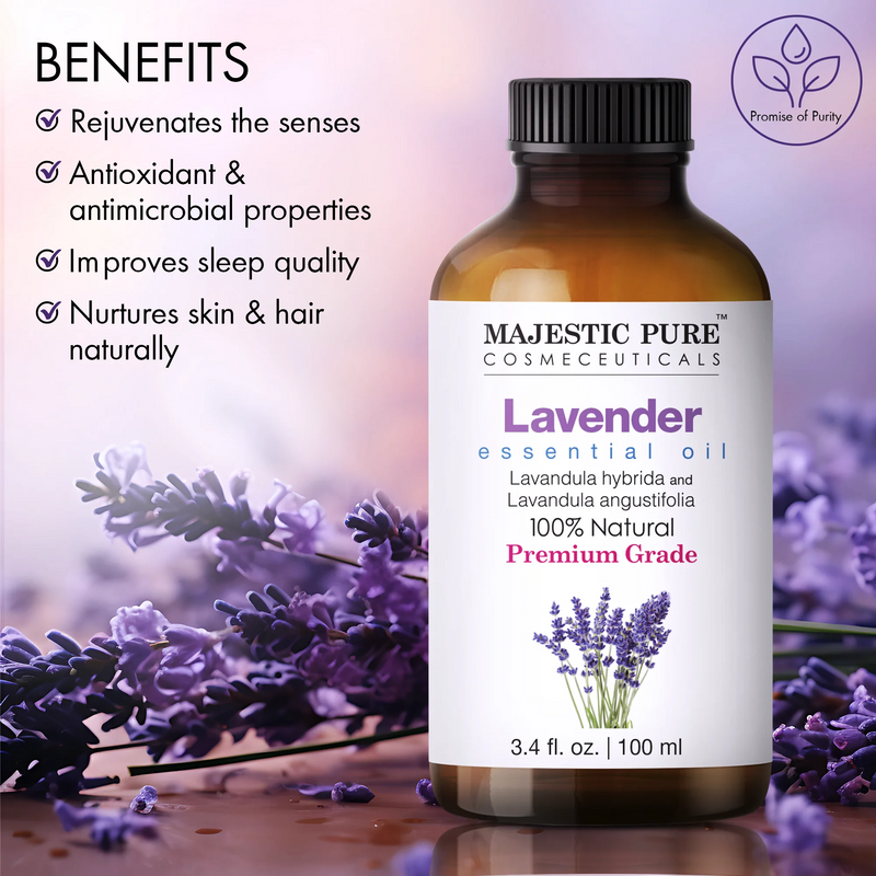 
  
    Lavender Essential Oil | 100% Pure and Natural | 3.4 fl oz
  
