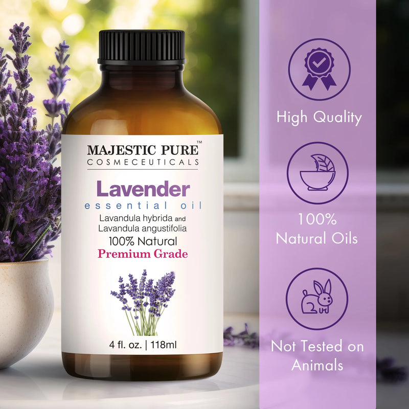 
  
    Lavender Essential Oil | 100% Pure and Natural | 4 fl oz
  
