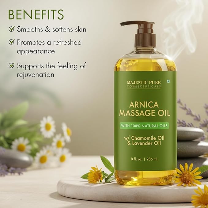 
  
    Sore Muscle Massage Oil with Lavender and Chamomile Essential Oils | 8 fl  oz
  
