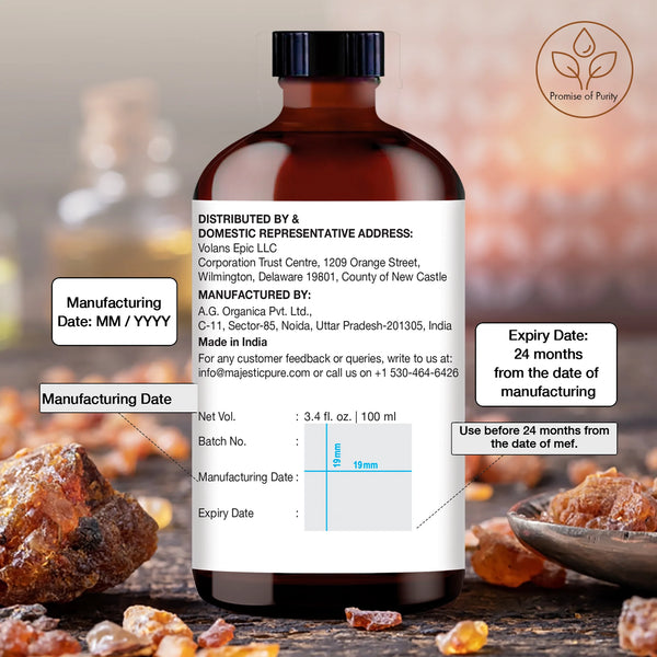 
  
    Frankincense Essential Oil | 100% Pure and Natural | 3.4 fl oz
  
