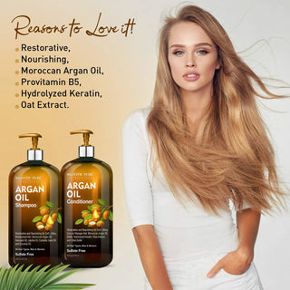 Argan Oil Shampoo & Conditioner | 16 fl oz each