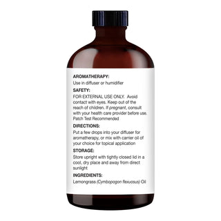 
  
    Lemongrass Essential Oil | 100% Pure and Natural | 2 fl oz
  

