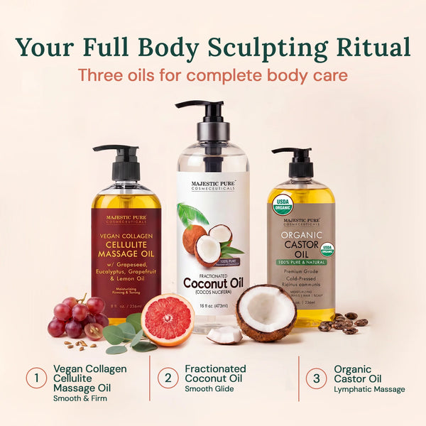 
  
    Vegan Collagen Cellulite Massage Oil with Eucalyptus Oil | 8 fl oz
  
