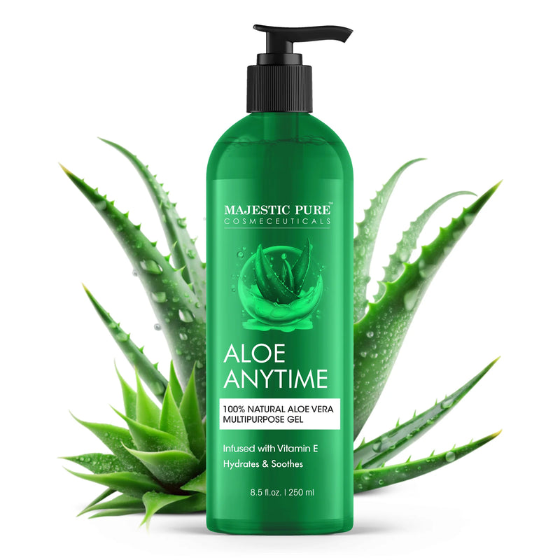 Aloe Anytime Gel with Vitamin E | 8.5 fl oz Majestic Pure Cosmeceuticals Aloe Anytime Gel with Vitamin E | 8.5 fl oz Majestic Pure Cosmeceuticals