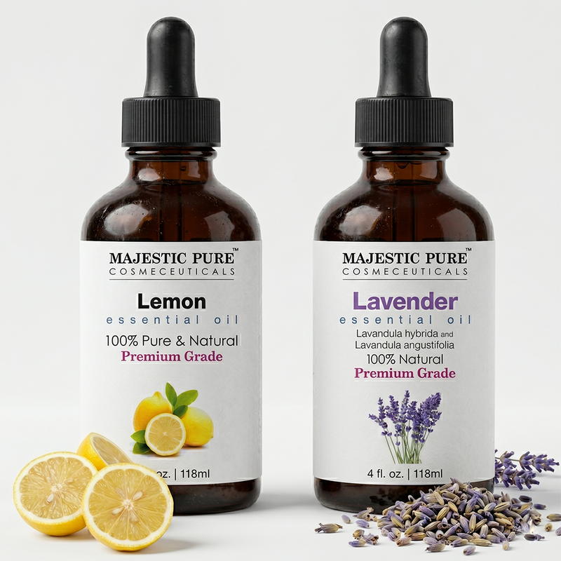 
  
    Lavender Essential Oil & Lemon Essential Oil
  
