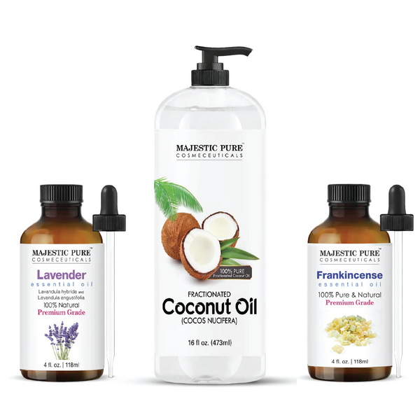 Frankincense & Lavender Oil Set — Sleep Support and Relaxation Ritual — Majestic Pure