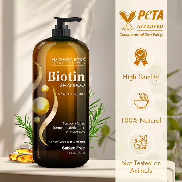
  
    Biotin Shampoo with DHT-3 Blocker | 16 fl oz
  
