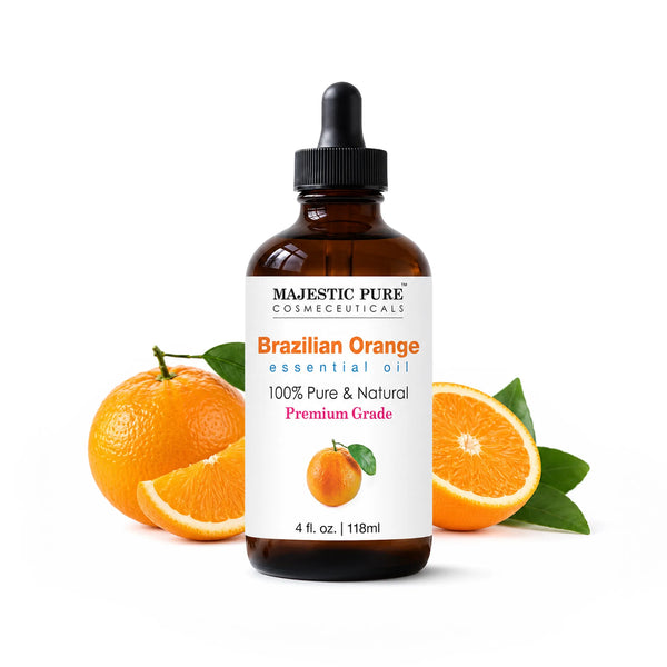 Brazilian Orange Essential Oil | 100% Pure and Natural | 4 fl oz