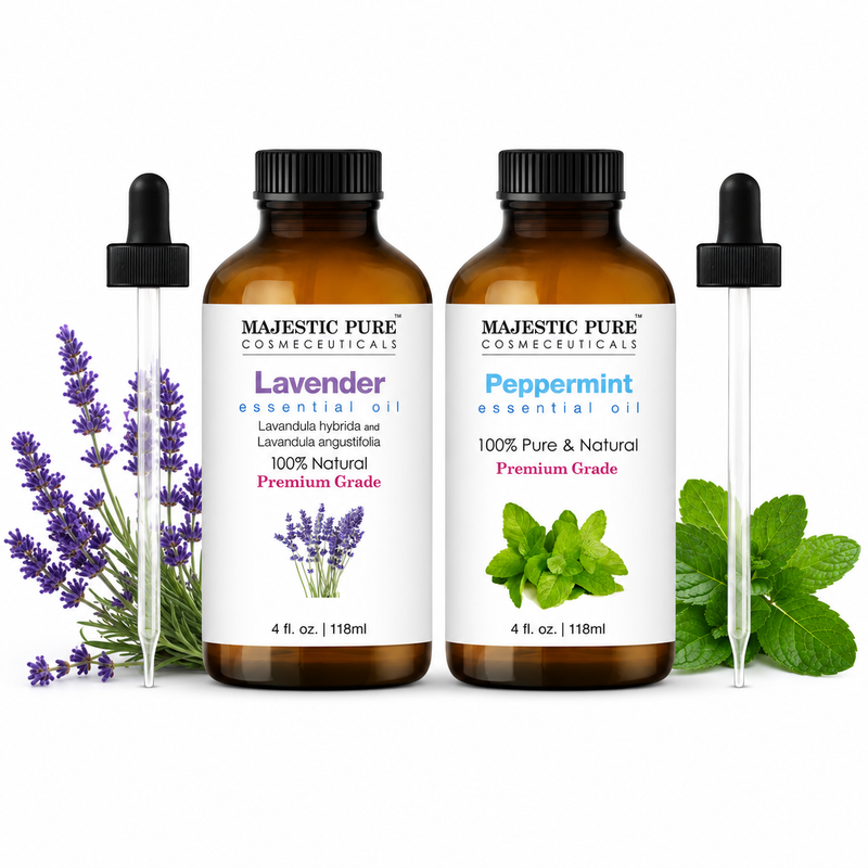 
  
    Lavender Essential Oil + Peppermint Essential Oil Duo
  
