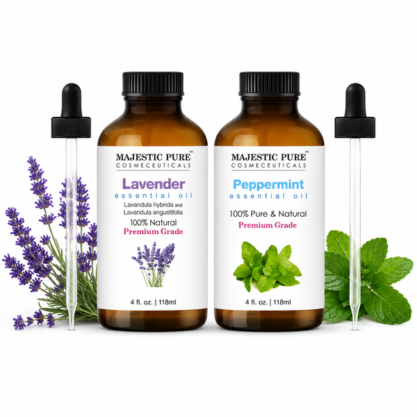 Lavender Essential Oil + Peppermint Essential Oil Duo