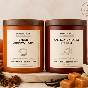 Vanilla Caramel Drizzle + Spiced Cinnamon Chai