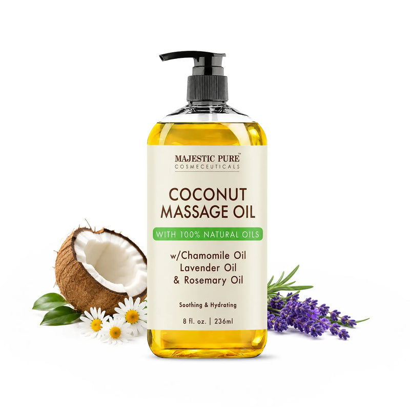 
  
    Coconut Massage Oil with Rosemary Oil | 8 fl oz
  
