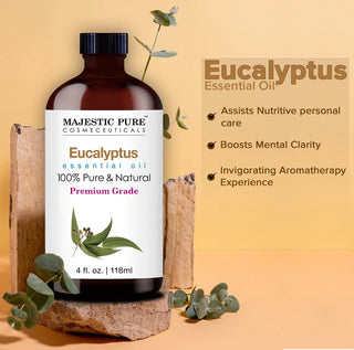 Eucalyptus Essential Oil, 4 fl oz (Pack of 2)