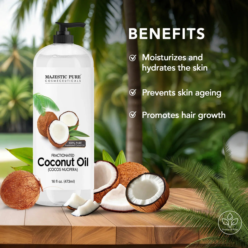 
  
    Fractionated Coconut Oil | 16 fl oz Pack of 2
  
