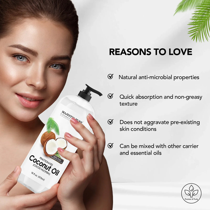 
  
    Fractionated Coconut Oil | 16 fl oz Pack of 2
  
