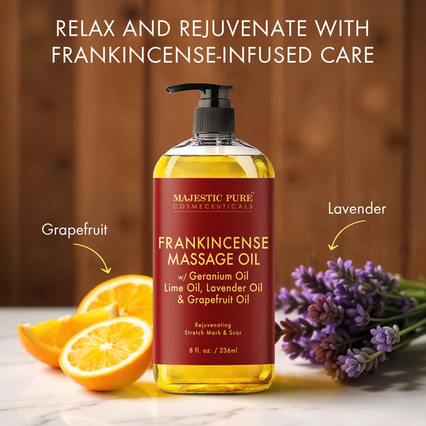 
  
    Frankincense Massage Oil with Lavender Oil | 8 fl oz
  

