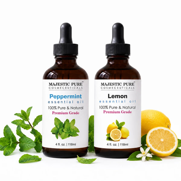 Lemon & Peppermint Essential Oil Duo