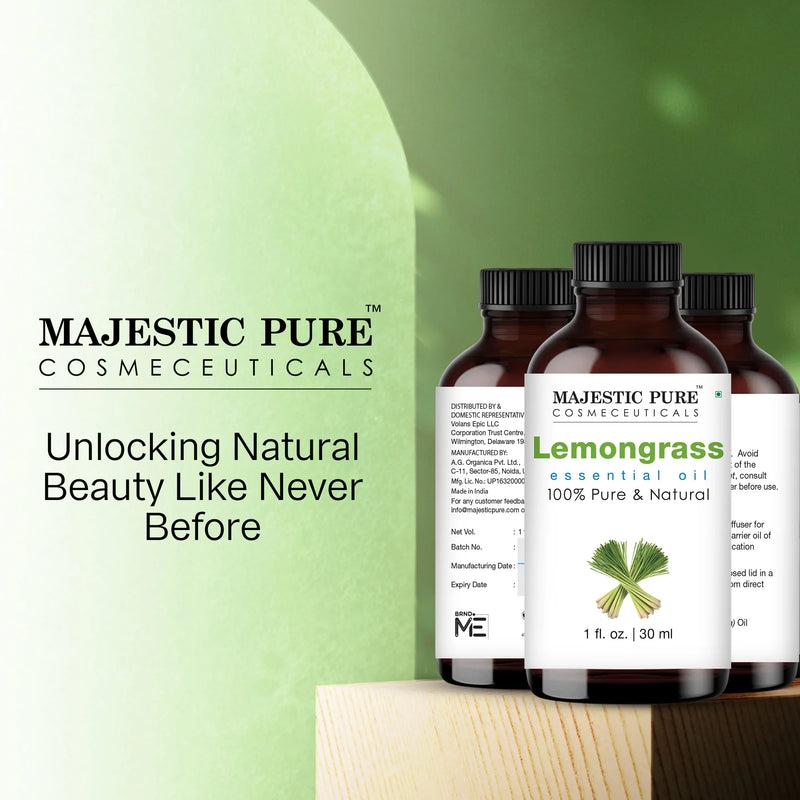 
  
    Lemongrass Essential Oil | 100% Pure and Natural | 1 fl oz
  
