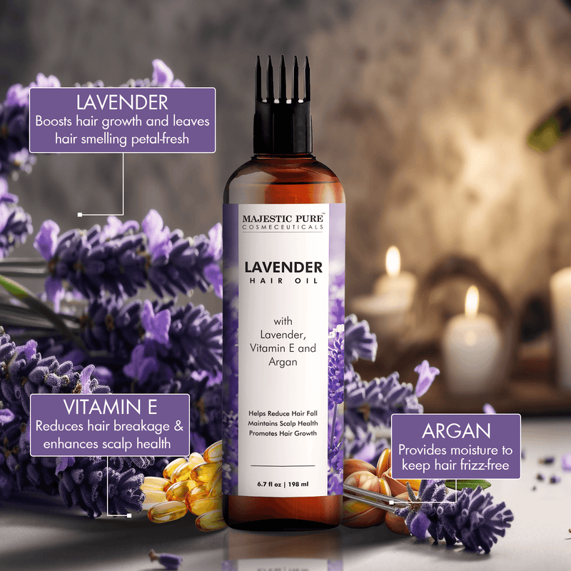 lavender and tea tree oil for facial hair Lavender Hair Oil With Vitamin E