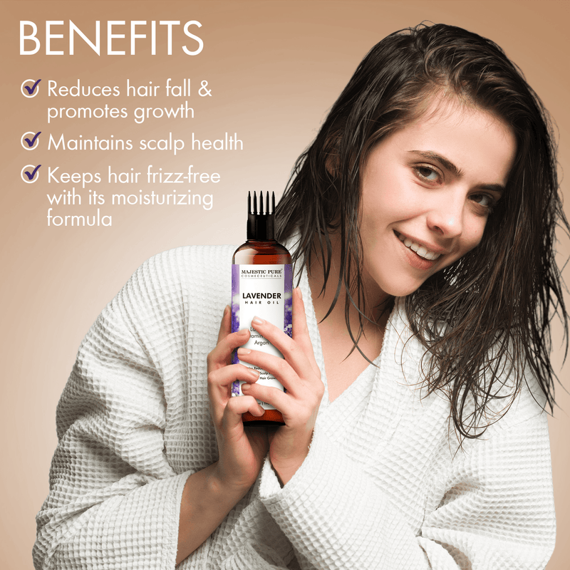 lavender flower benefits for hair Lavender Hair Oil With Vitamin E